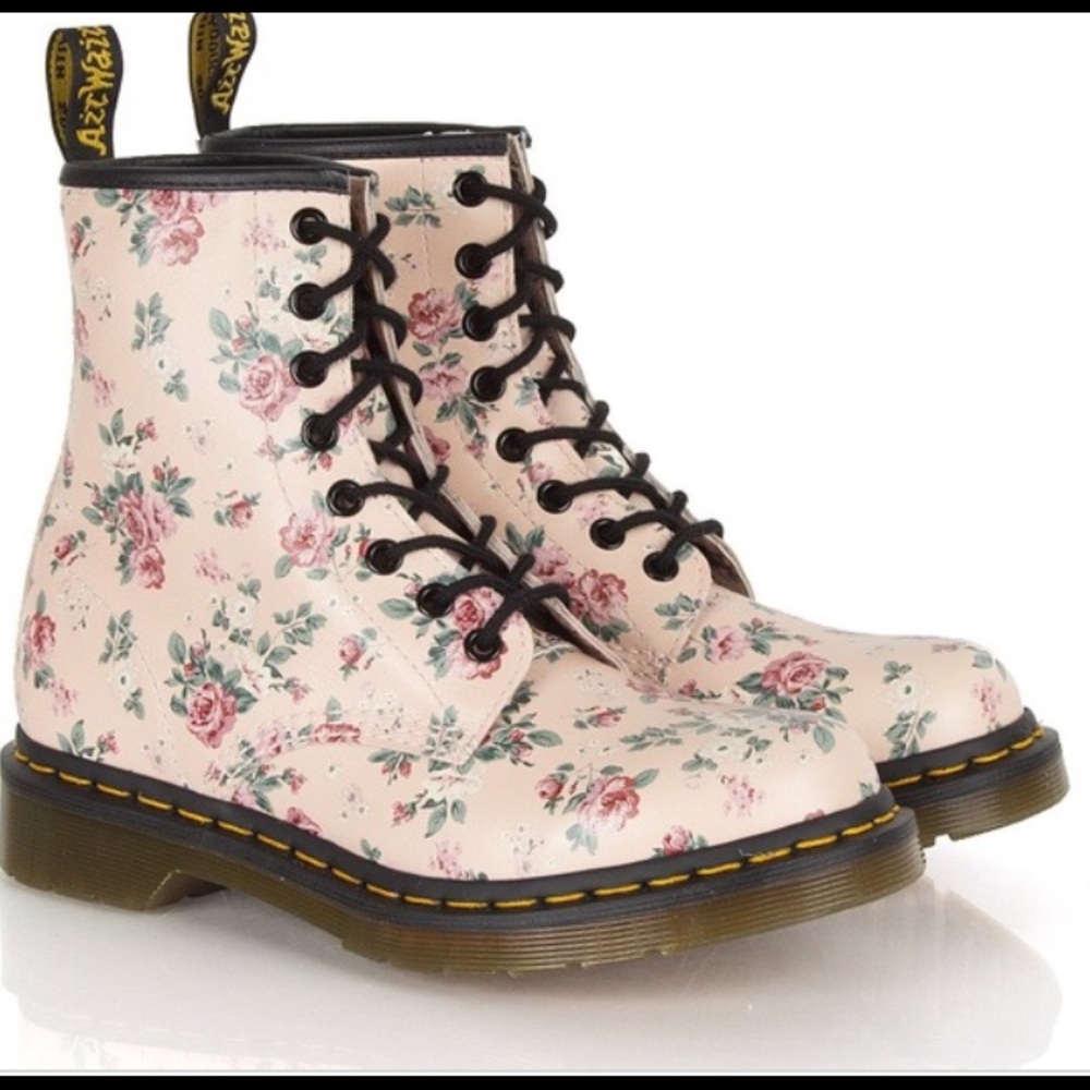 Floral Dr. Martens